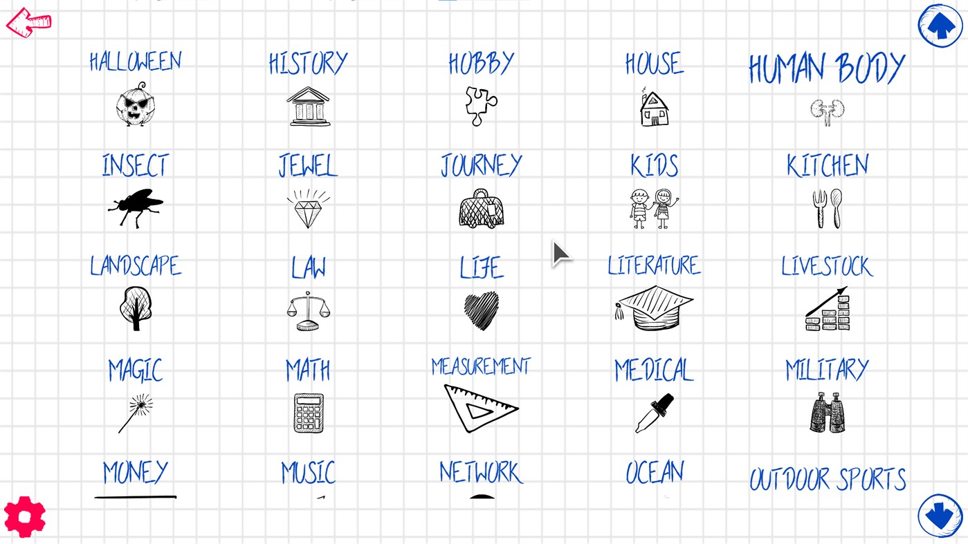 #4. Word Search Challenge (Windows) Podle: PandaSoftwares
