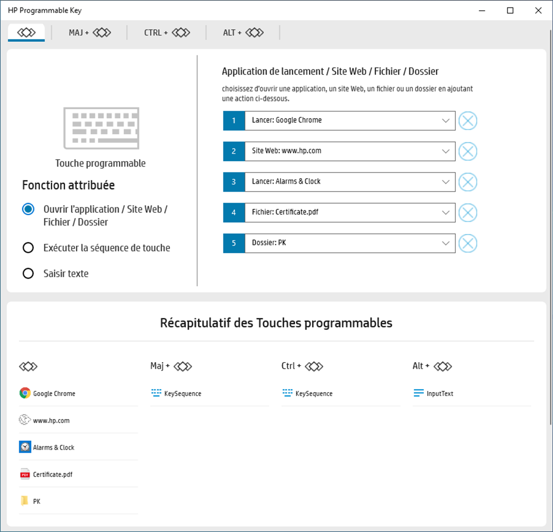 HP Programmable Key - Microsoft Apps