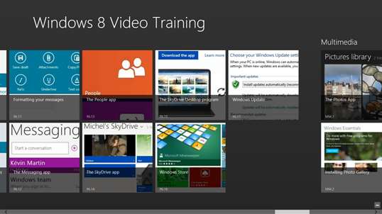 Video Training for Windows ® 8 screenshot 2