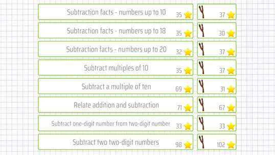 First grade Math - Subtraction screenshot 5