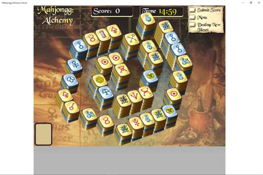 Mahjongg Alchemy Future screenshot 1