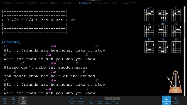 Lyrics and Chords Manager (by Purple Wizard) - (Windows Apps) — AppAgg
