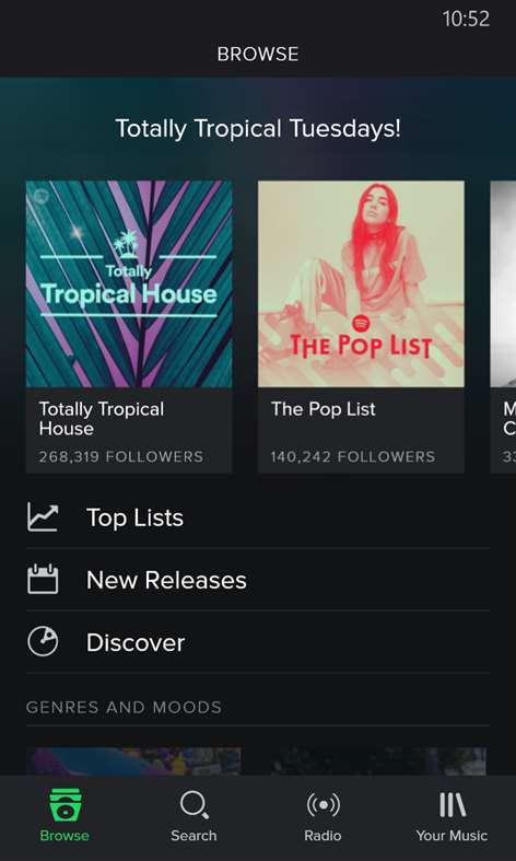 Spotify Screenshots 2