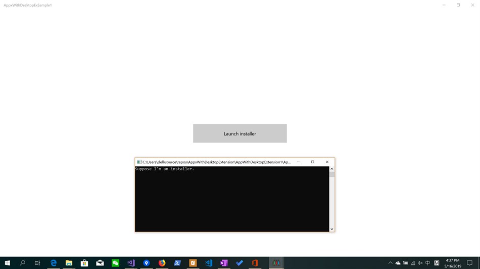 AppxWithDesktopExSample1 (Windows) 由: 楼上那个蜀黍