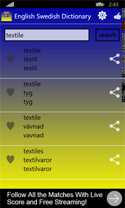 Free English Swedish Dictionary screenshot 2