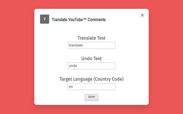 Translate YouTube™ Comments