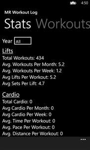 Mr Workout Log screenshot 7