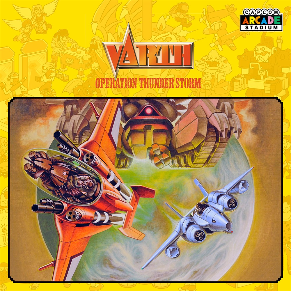 Capcom Arcade Stadium：VARTH - Operation Thunderstorm - cover art (full size)
