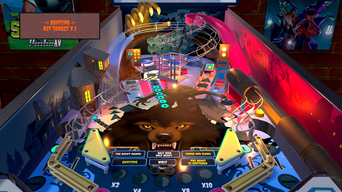 #5. Werewolf Pinball (Windows) By: Super PowerUP Games