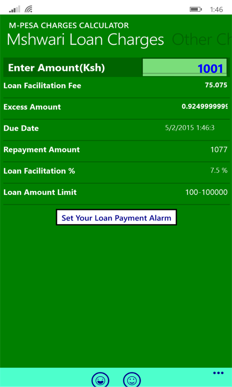 Mpesa Calculator Screenshots 2