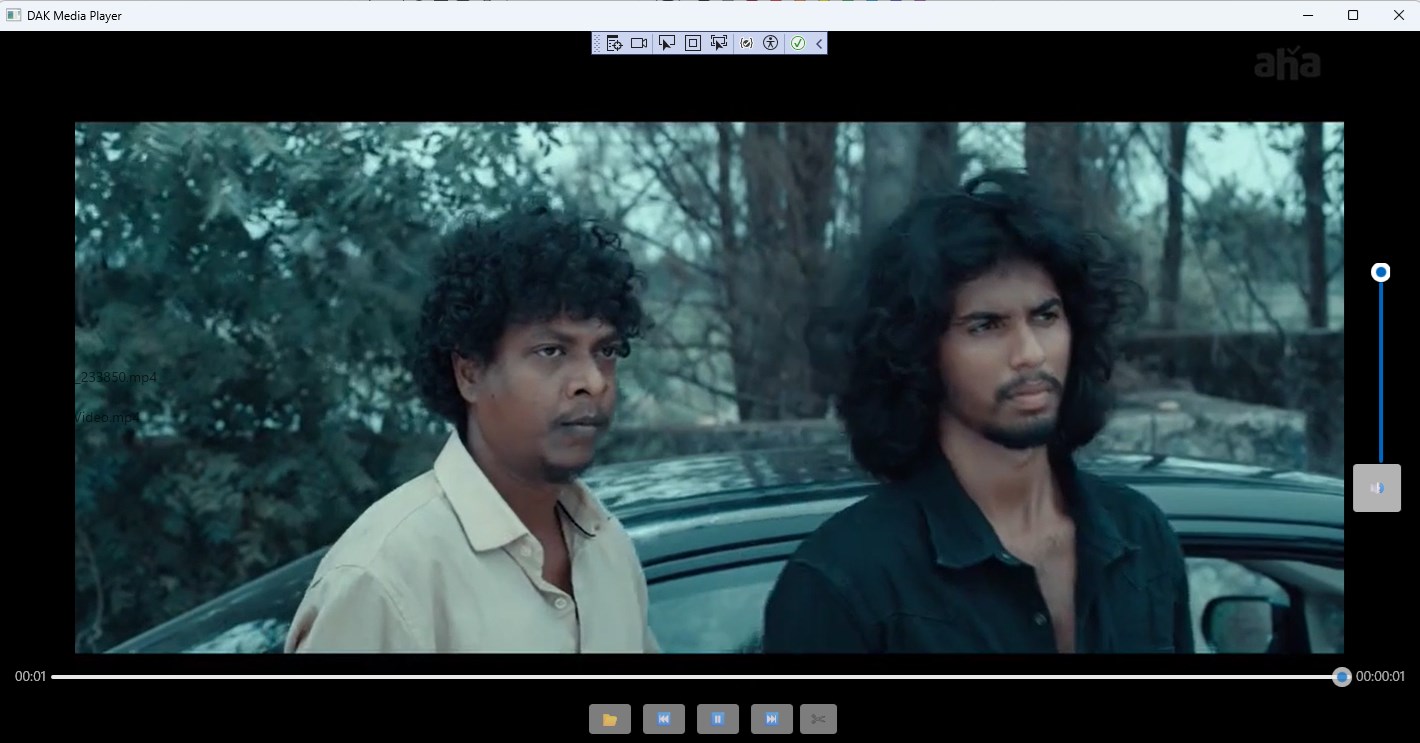 DAK Media Player screenshot