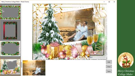 Merry Christmas Collage Maker - Photo Frames screenshot 4