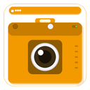 Screenshot with URL icon