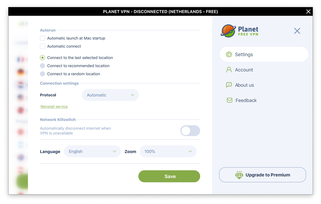 #2. VPN - Planet VPN (Windows) 来自: Free VPN Planet