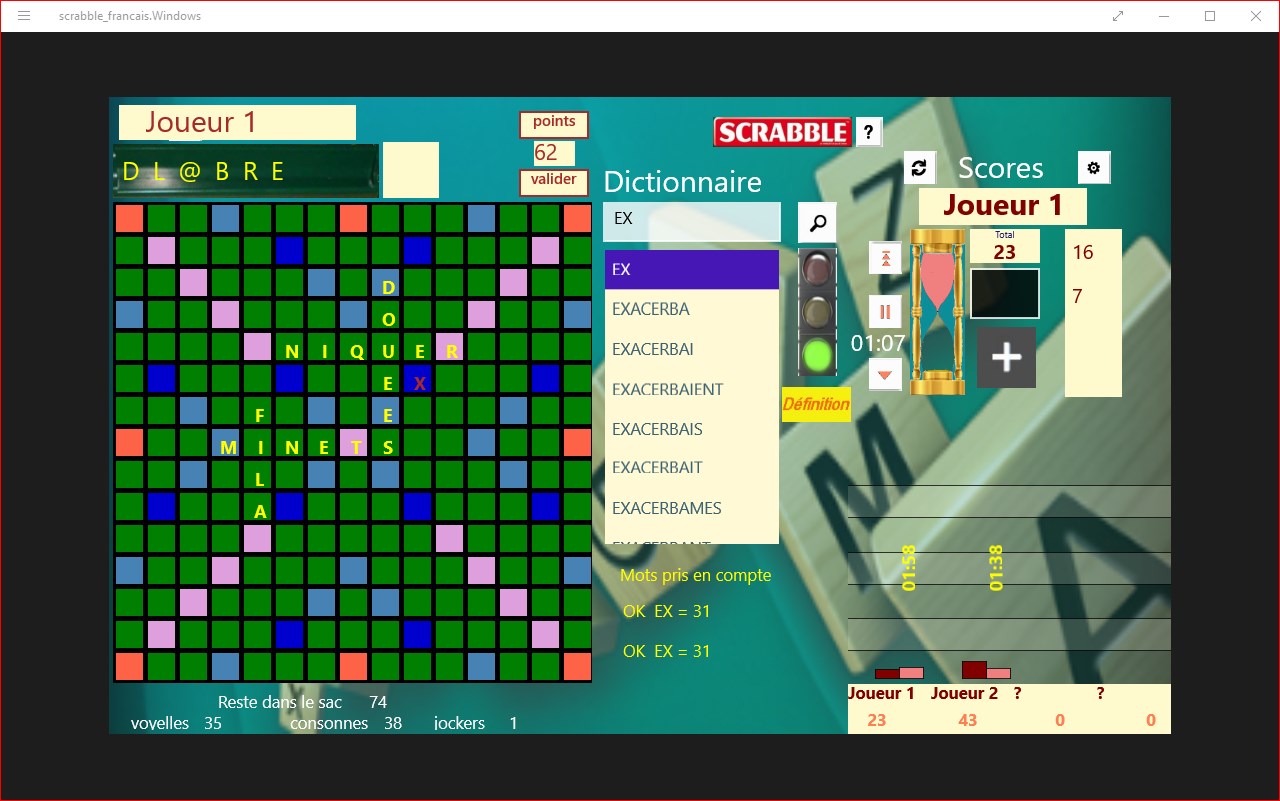 scrabble français for Windows 10