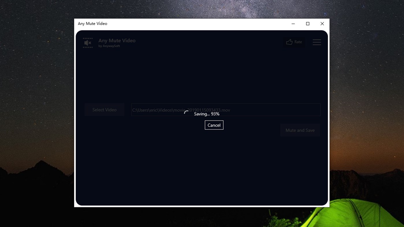 #2. Any Mute Video (Windows) De: AnywaySoft, Inc.