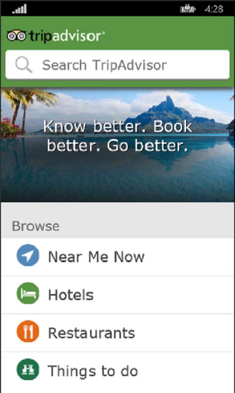 TripAdvisor App Screenshots 1