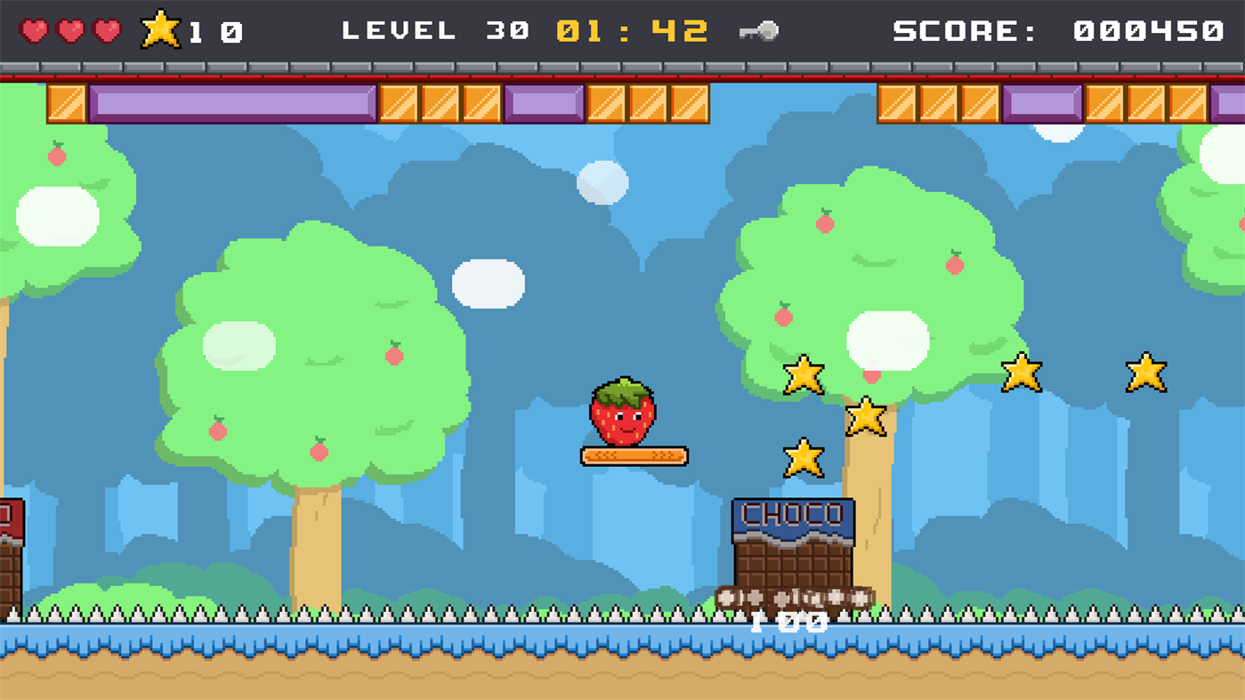 #6. Fruit Adventure (Windows 10) (Windows) By: JM Neto Game Dev