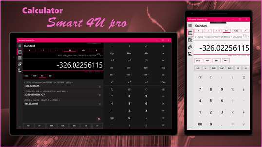 Calculator Smart4U Pro screenshot 1