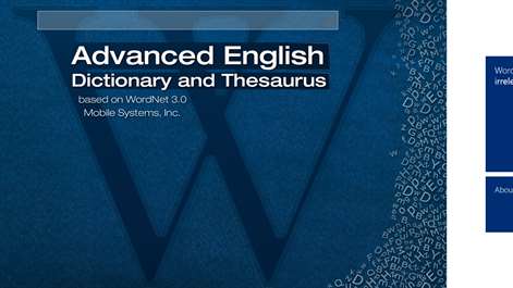 Advanced English Dictionary and Thesaurus Screenshots 1