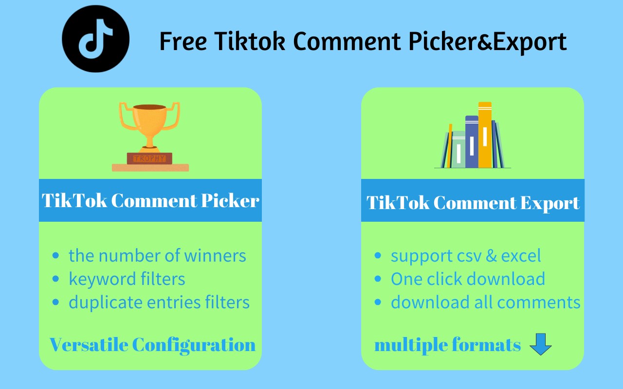 Free Tiktok Comment Picker&Export promo image