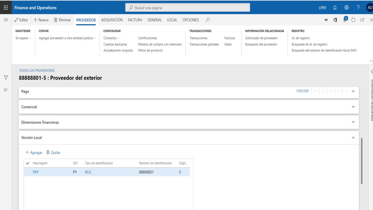 Snapshot 6 of Paraguay Localization Pack