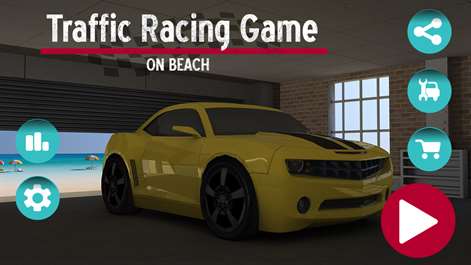 Traffic Racing Game On Beach Screenshots 1