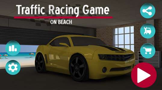 Traffic Racing Game On Beach screenshot 1