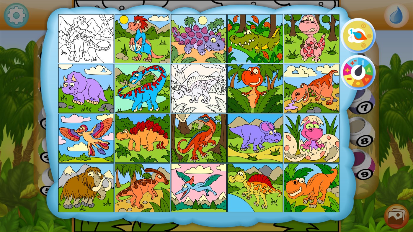 #7. Paint by Numbers - Dinosaurs + (Xbox) By: Kedronic UAB