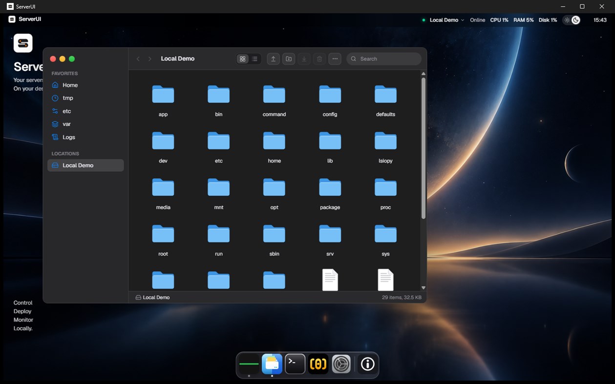 #3. ServerUI (Windows) Oleh: Skyrekon