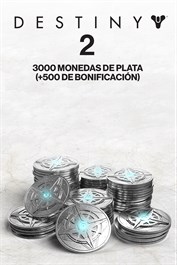 3000 (+500 de bonificación) de Plata de Destiny 2 (PC)