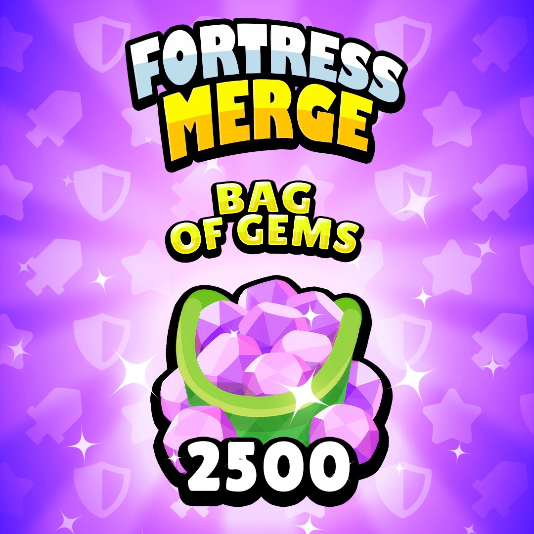 Fortress Merge: Bag of Gems - 2500
