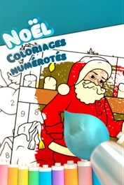 Coloriages numérotés - Noël