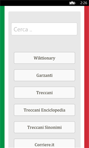 Multi Dizionario Italiano screenshot 1