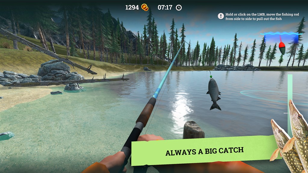 Fishing Simulator — Hook a Fish: Hunter Games - Aplikace Microsoft