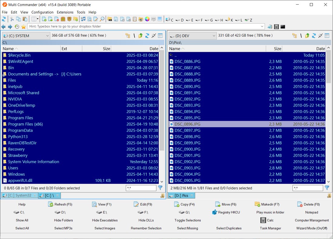 #3. MultiCommander SE (Store Edition) (Windows) 由: Mathias Svensson