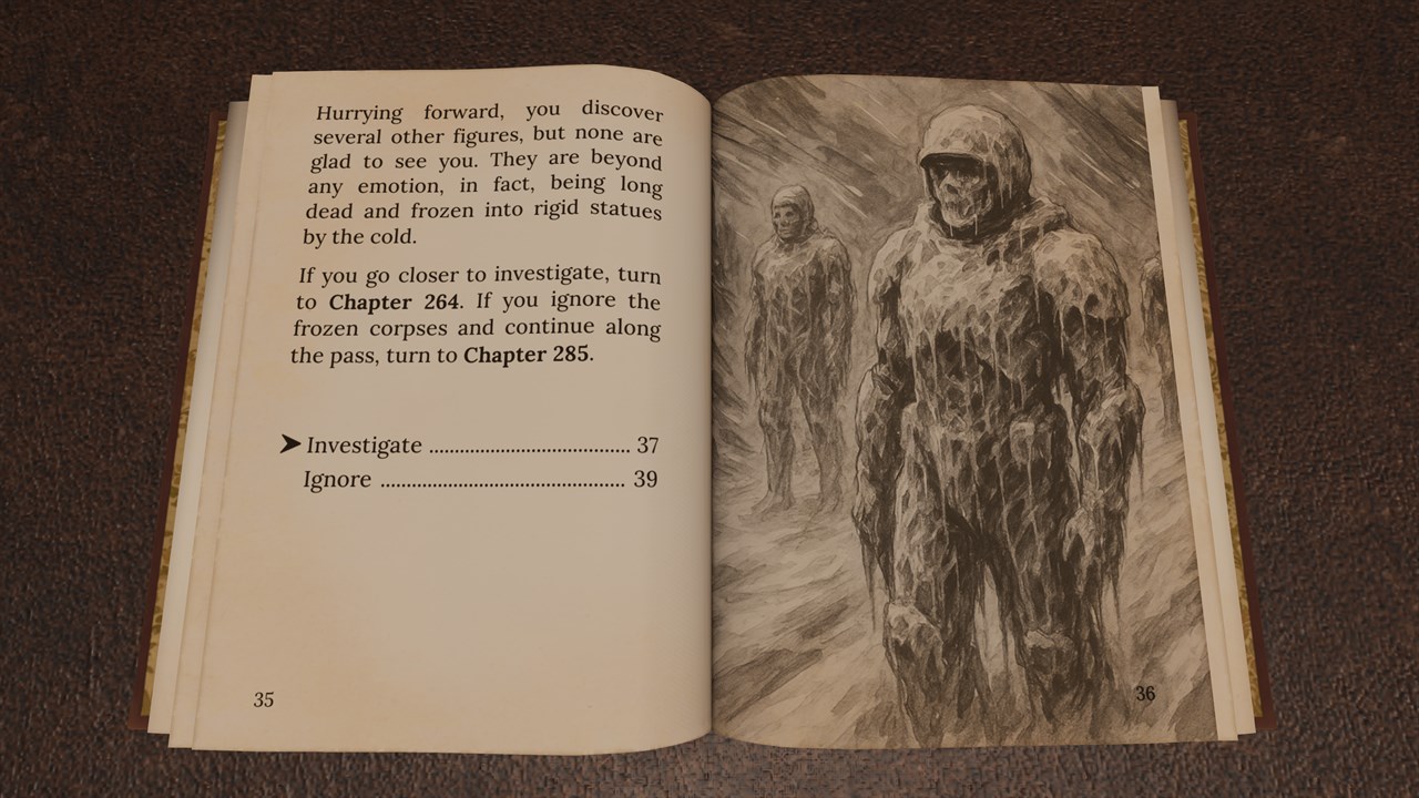 Heart of Ice by Dave Morris screenshot 1