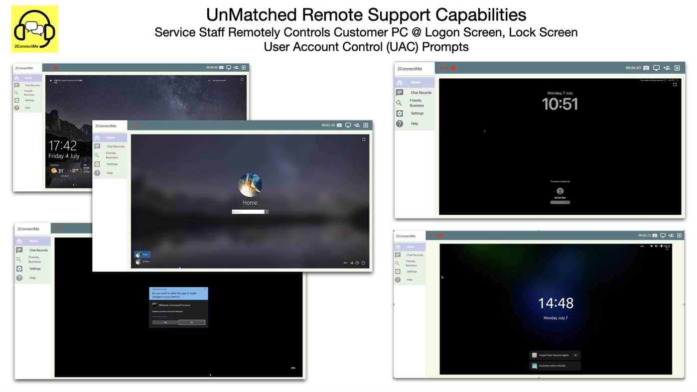#2. ConnectMe Agent Video Chat (Windows) 由: 2CONNECTME LIMITED