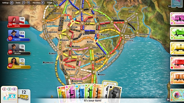 Ticket to Ride: India Expansion screenshot 4