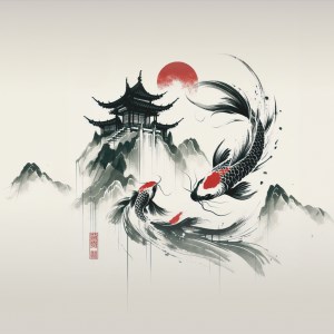 Fish leaping dragon gate - Microsoft Edge Addons