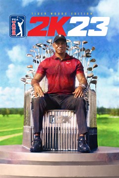 Cover poster for PGA TOUR 2K23 Tiger Woods Edition