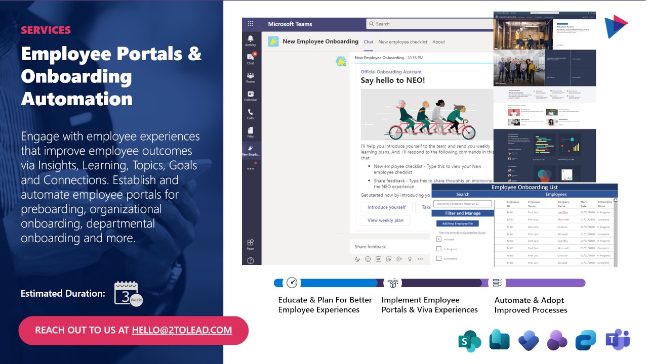 Snapshot 1 of Employee Portals & Onboarding Automation:3-Wk Impl