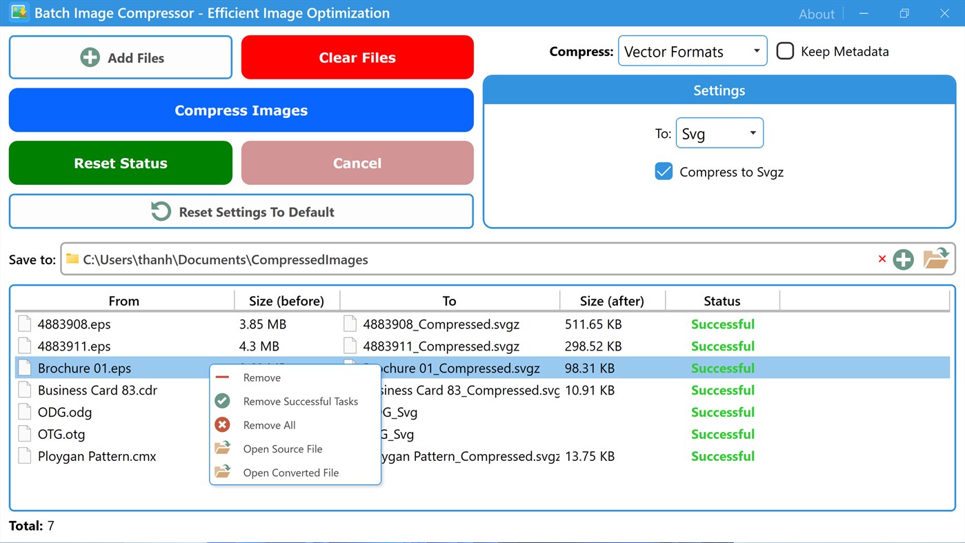 #6. Batch Image Compressor - Efficient Image Optimization (Windows) Von: Ngoc Thanh