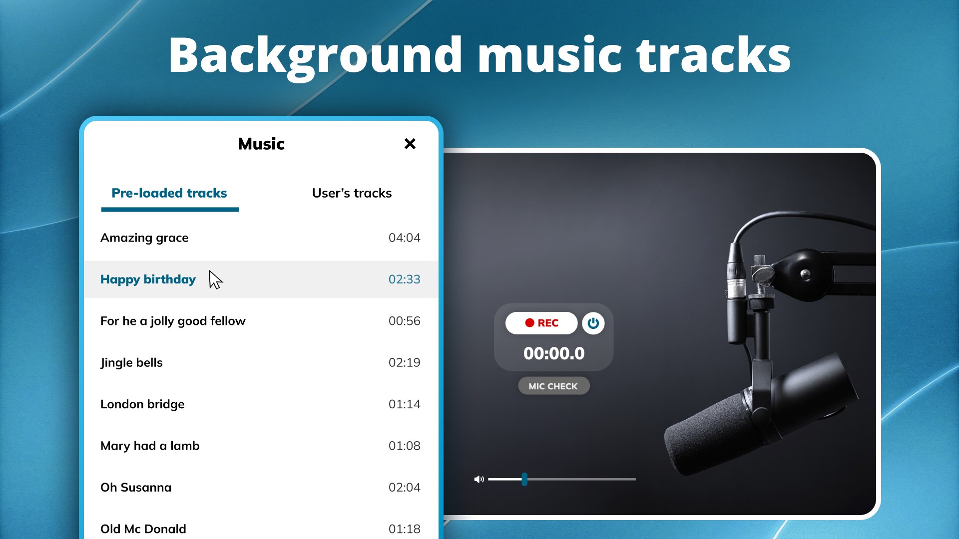 Singing Microphone - Vocal Enhancer screenshot