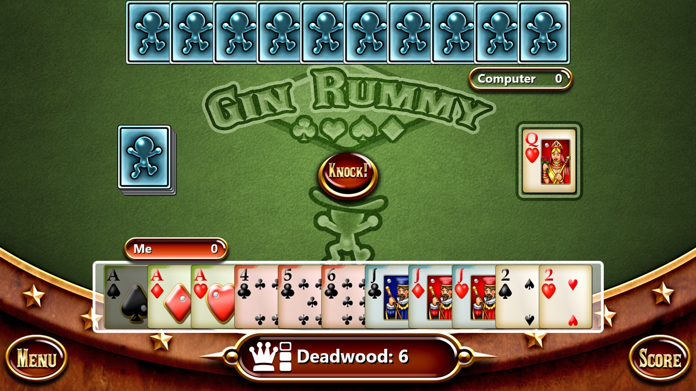 Gin Rummy HD for Windows 10