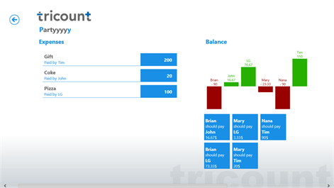 Tricount Screenshots 2