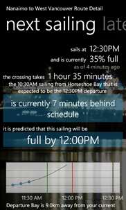 BC Ferries Sailing Information screenshot 3