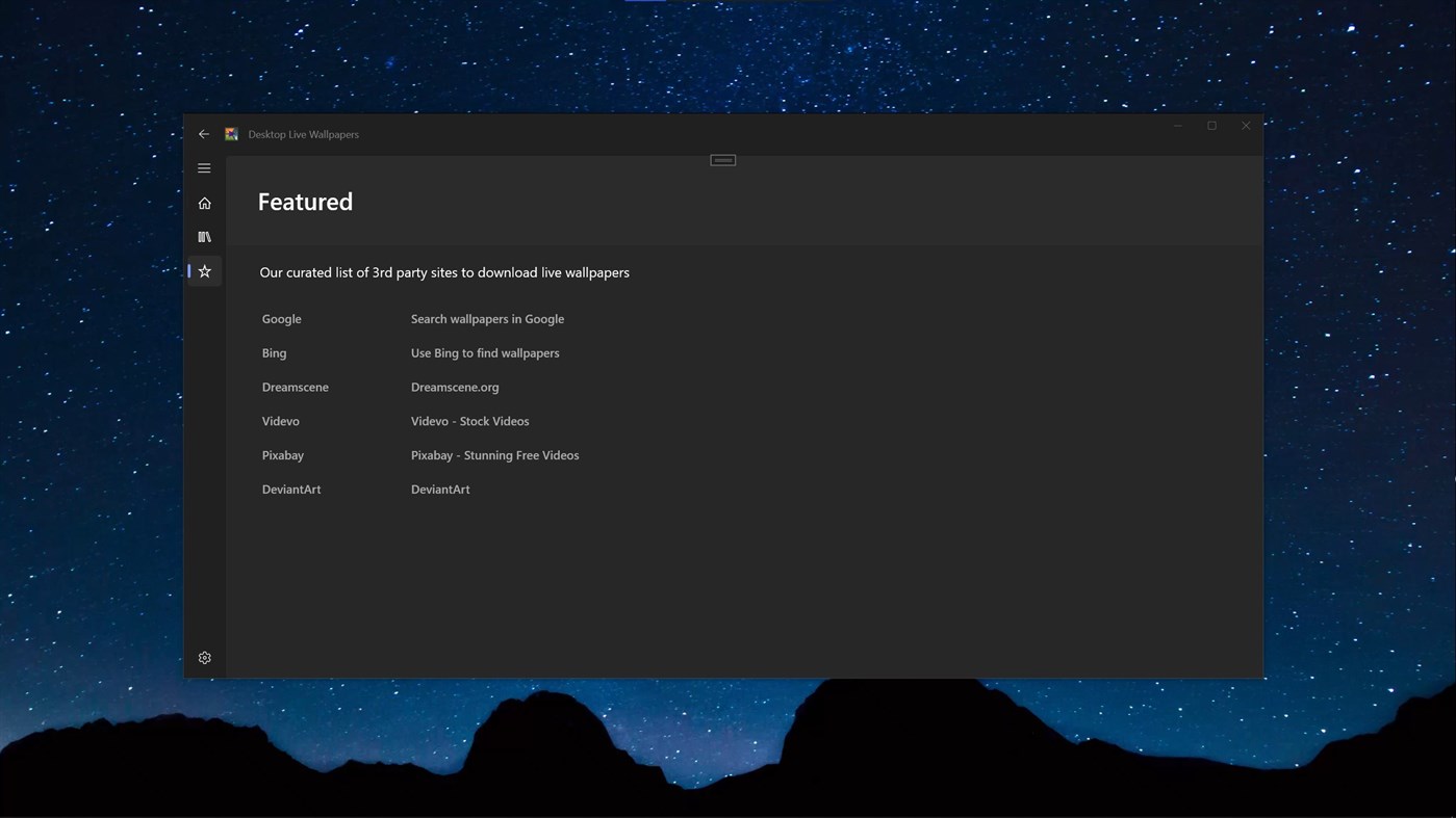 #3. Desktop Live Wallpapers (Windows) Podle: Chan Software Solutions