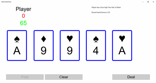 Atlas Video Poker screenshot 4