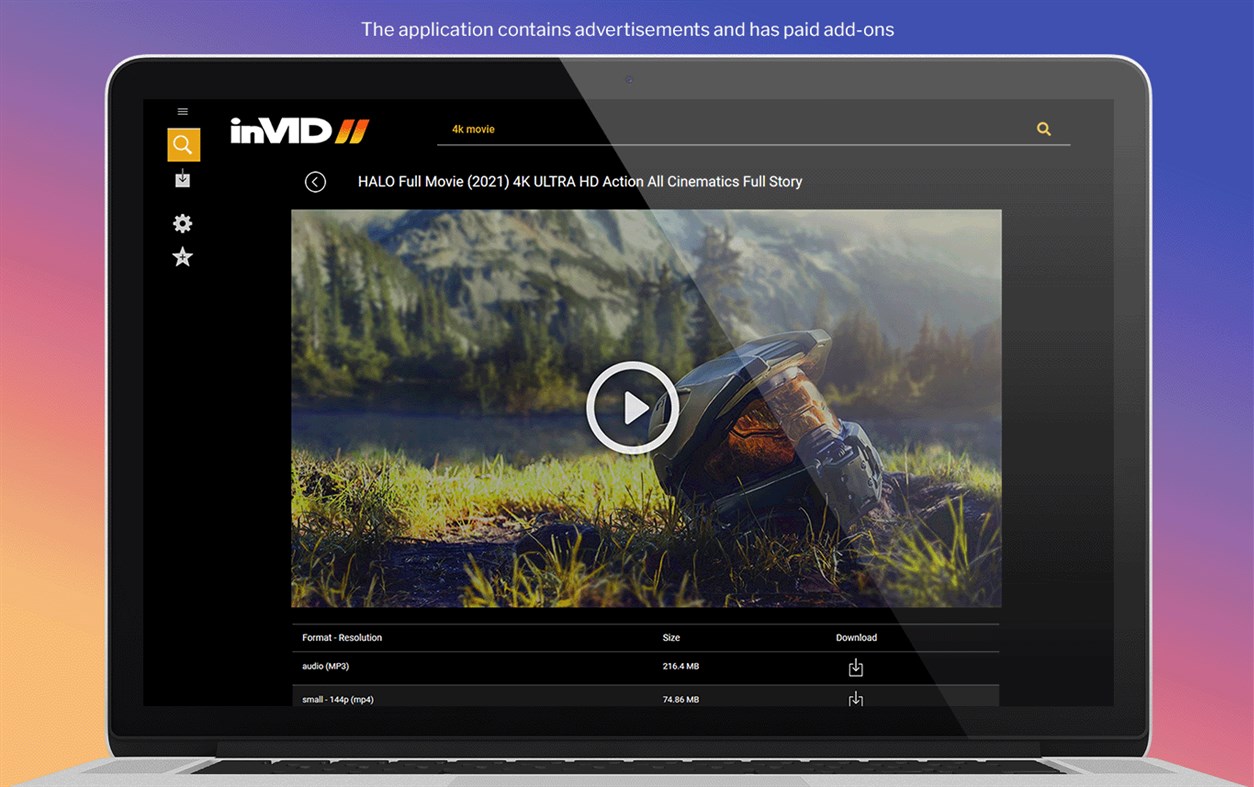 #3. Tuber - MP3 & Video Downloader (Windows) Por: Invotech